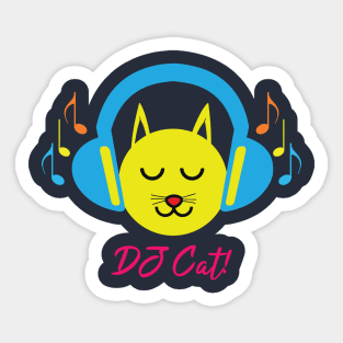 DJ Cat! Sticker